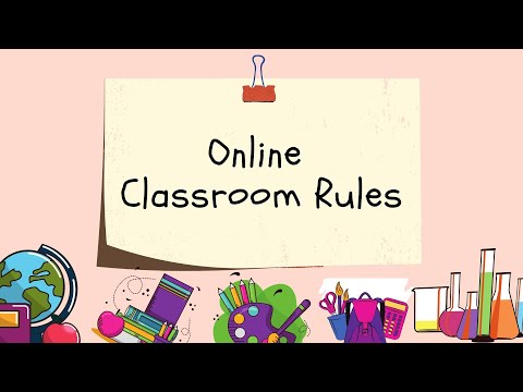 Online Classroom Rules | Titser Alma