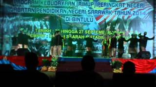 Tarian Melanau, Alu-alu - SMK Three Rivers, Mukah.