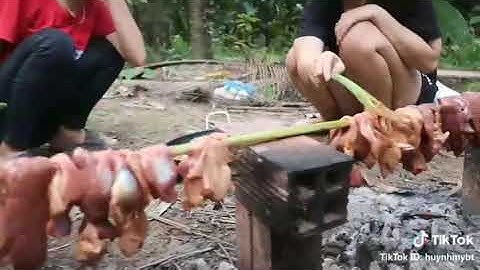 Thịt chuột nướng miền tay nha mọi người ❤