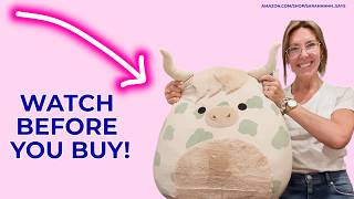Squishmallows 20-Inch Spotted Highland Cow Review | Is It Worth It? #ad #amazoninfluencer