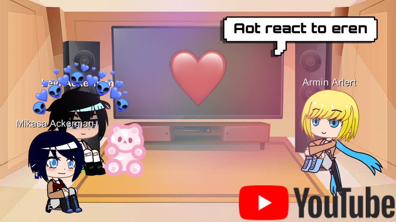 Past Aot react to eren Yeager - YouTube