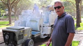 Mixing, Application and troweling
