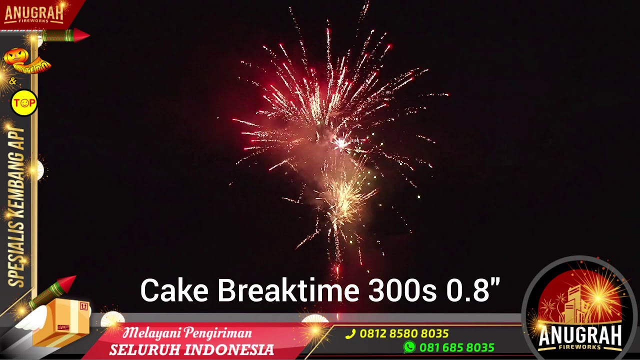 Kembang Api Top Cake Breaktime 300s 0.8