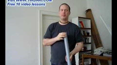 How to play Didgeridoo, lesson two