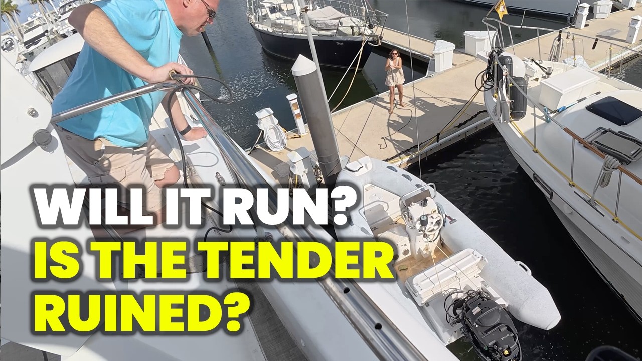 Davit FAIL Incoming? Tender Restoration Part 2 – Will It Run?!