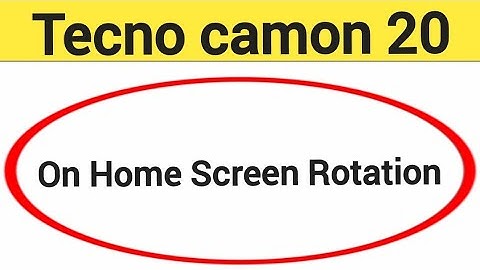 How to turn on home screen rotation, home screen auto rotation on off kaise karen, Tecno camon 20 ho