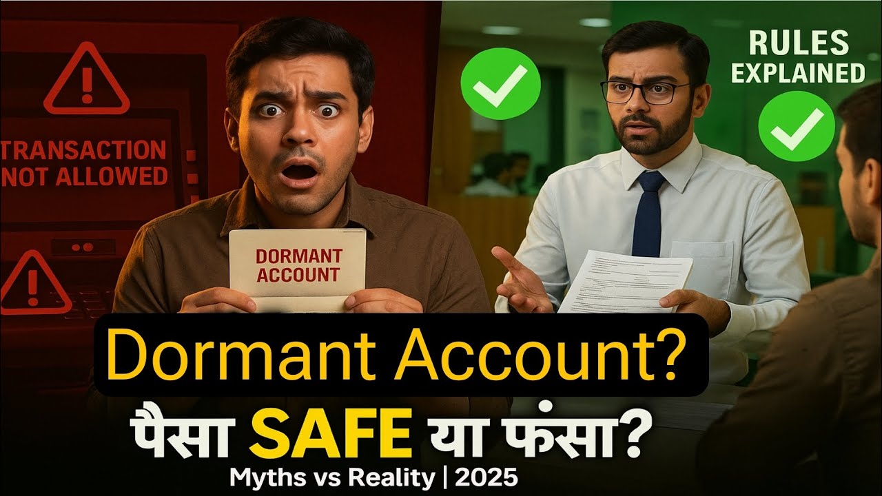 Bank Dormant Account Rules 2025 | पैसे फंस जाएंगे? ये Myths मत मानो!