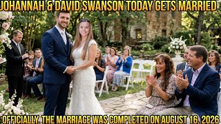 CONGRUTULATION Johannah Duggar David Swanson Today s Get Married Duggar Family