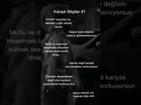 Karışık bilgiler #1