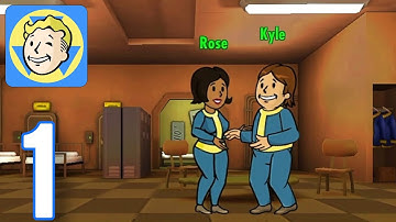 Fallout Shelter - Gameplay Walkthrough Part 1 - Tutorial & 12 Dwellers (ios,Android)