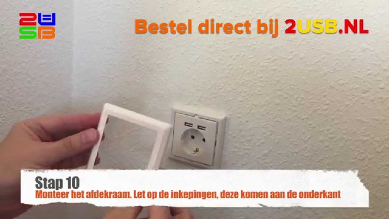 Hoe installeer ik de 2USB WCD - Het USB Stopcontact met ingebouwde ...