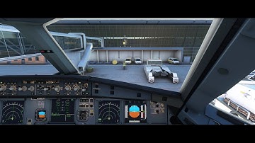 MSFS 2020 - Trondheim RNP W approach and working VDGS | A32NX Exp | Live weather | 4K | Ultra