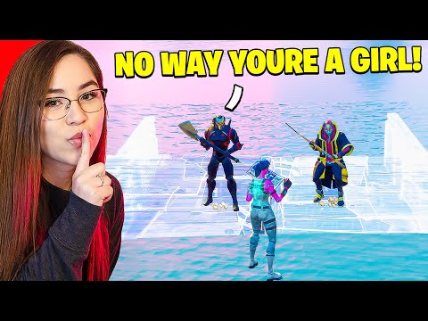I Pretended to be a Girl While Editing Fast in Fortnite...