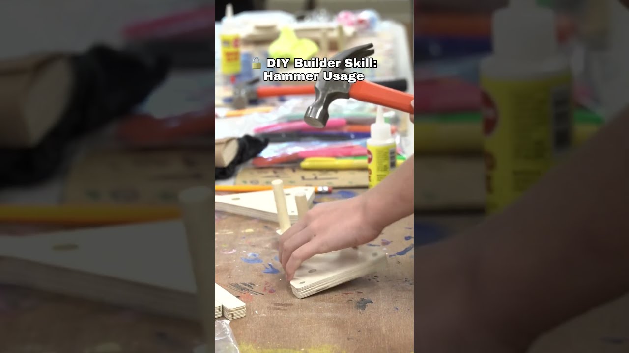  DIY Builder Skill Hammer Usage Diyforkids Kidslearning Enrichment