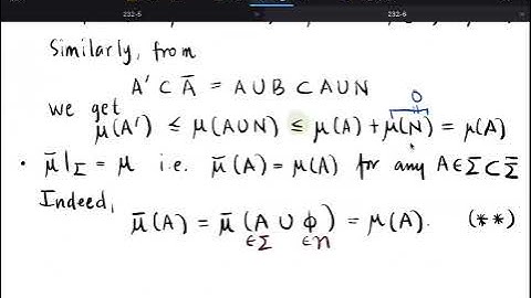 UPB Math 232 LEC5D Complete Measure Spaces 2