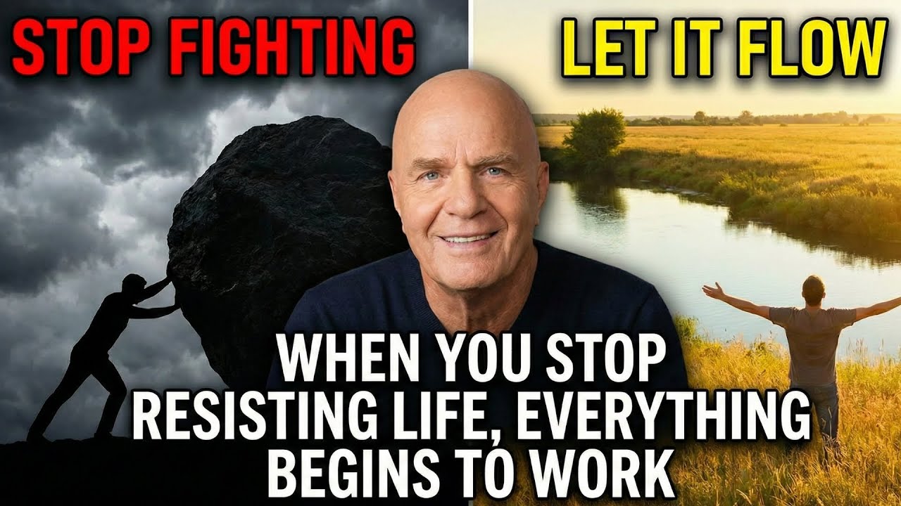 Stop Ressisting Meme When You Stop Resisting Life, Everything Begins to Work | Wayne Dyer ...