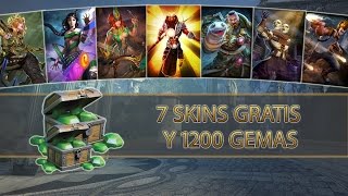 Conseguir 7 Skins Gratis y Hasta 1200 Gemas | Smite | Tutorial