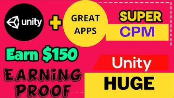 How to earn 20-40$ from unity ads || unity high cpm app ||  unity ads  admob self click trick 2021
