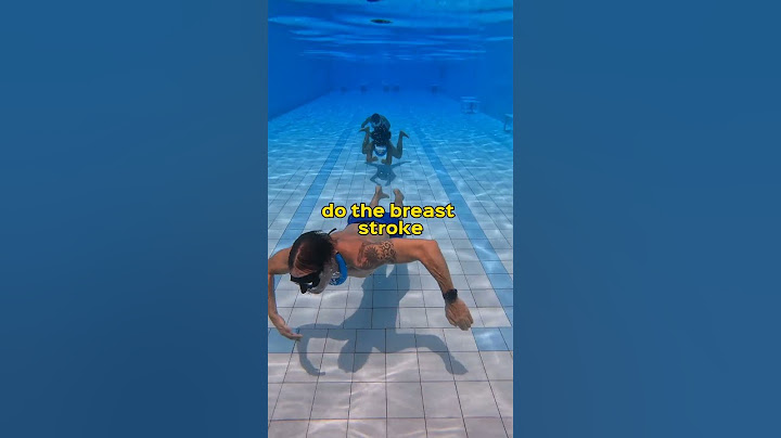 How to swim underwater 💦💦
