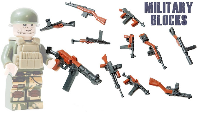 MOC-Military Series Rifle Building Blocks Set for Halos, Assault