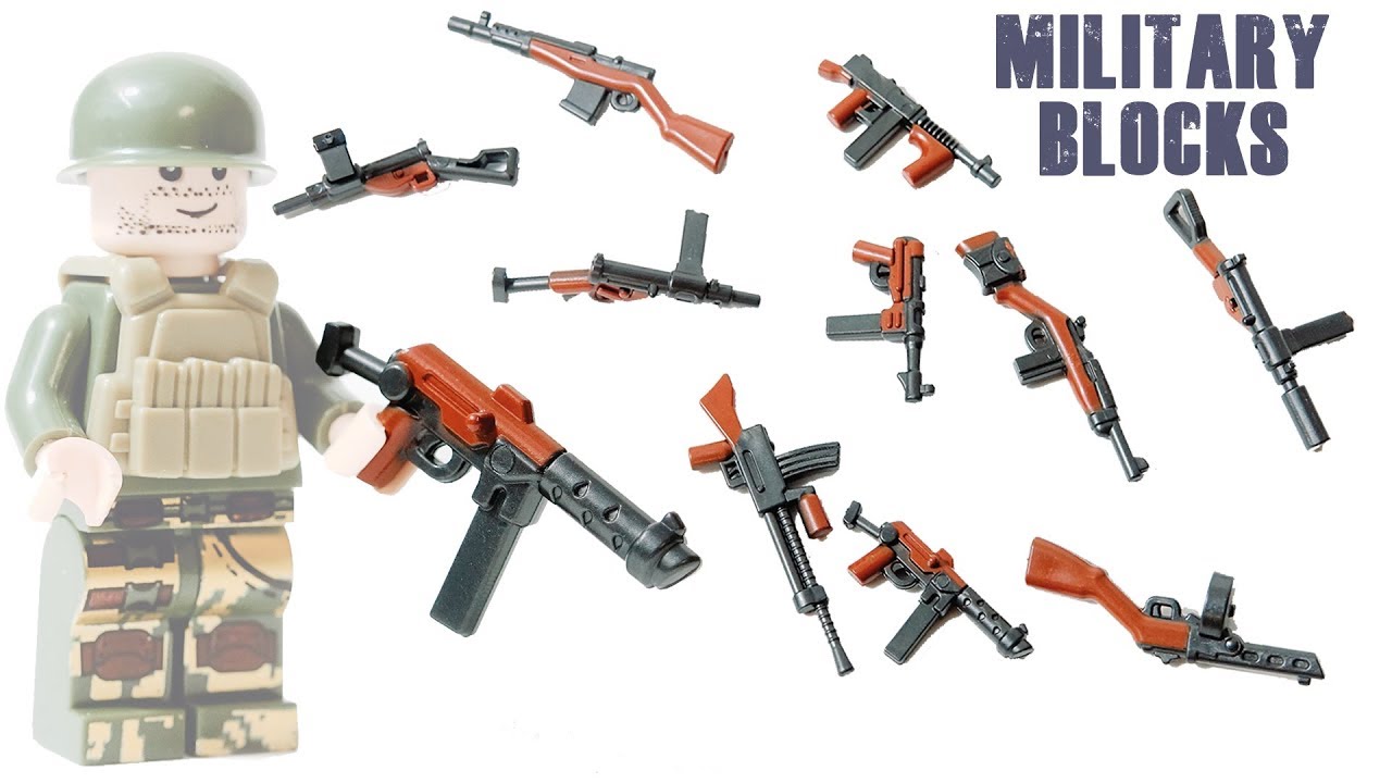 Lego Ww2 Guns Painted Brickarms Unboxing Weapons Minifigure Army Toy