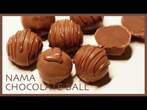 レンジで簡単大量生産 生チョコトリュフの作り方 Nama Chocolate Recipe Taroroom Youtube