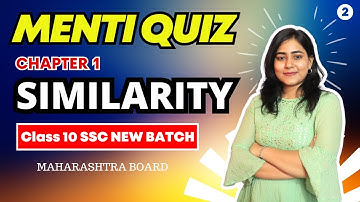 Class 10 MENTI QUIZ | Chapter 1 Similarity | Geometry | Galaxy of Maths | Maharashtra Board | #2
