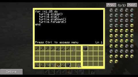 Minecraft - Туториал по Turtle(Computer Craft)