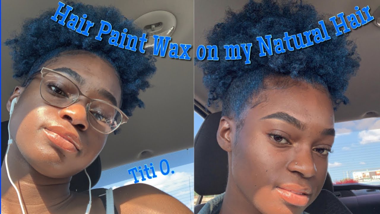 Blue Hair Wax - wide 8