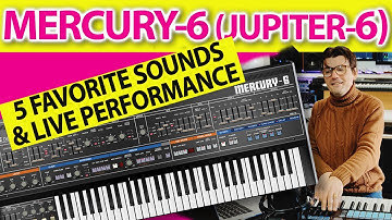 🎹 Marcury-6 Synth 🔥 (Jupiter-6) 5 Favorite Sounds and Live Performance @AGDugros