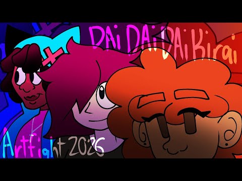 Bright Colors ⚠️ | Dai Dai Dai Kirai | Animation Meme | Artfight 2026