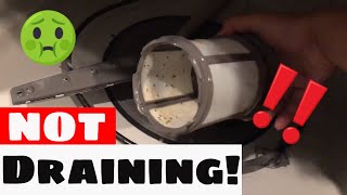 how to drain whirlpool dishwasher that is not draining / fix your whirlpool dishwasher!