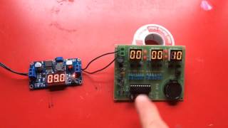 Demo of AT89C2051 6 Digital LED Clock Alarm Kit