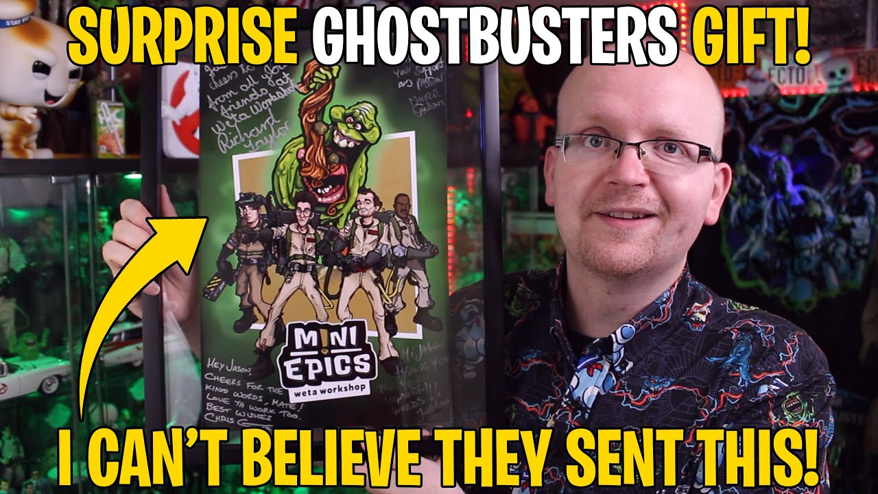 Check out this AMAZING Ghostbusters gift we received from Weta Workshop!