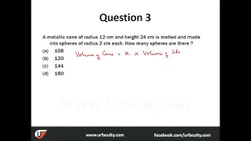 Volume and Surface Area Part 2 - Video Tutorials by UrFaculty.com