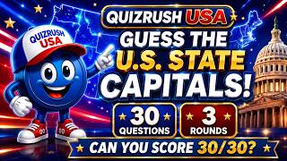 Only Geography Experts Can Name These U.S. State Capitals 🇺🇸 | 30 Questions Update