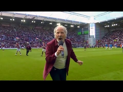 The Hearts’ Song sung by Colin Chisholm before Hearts against Rangers. 4/5/2026.