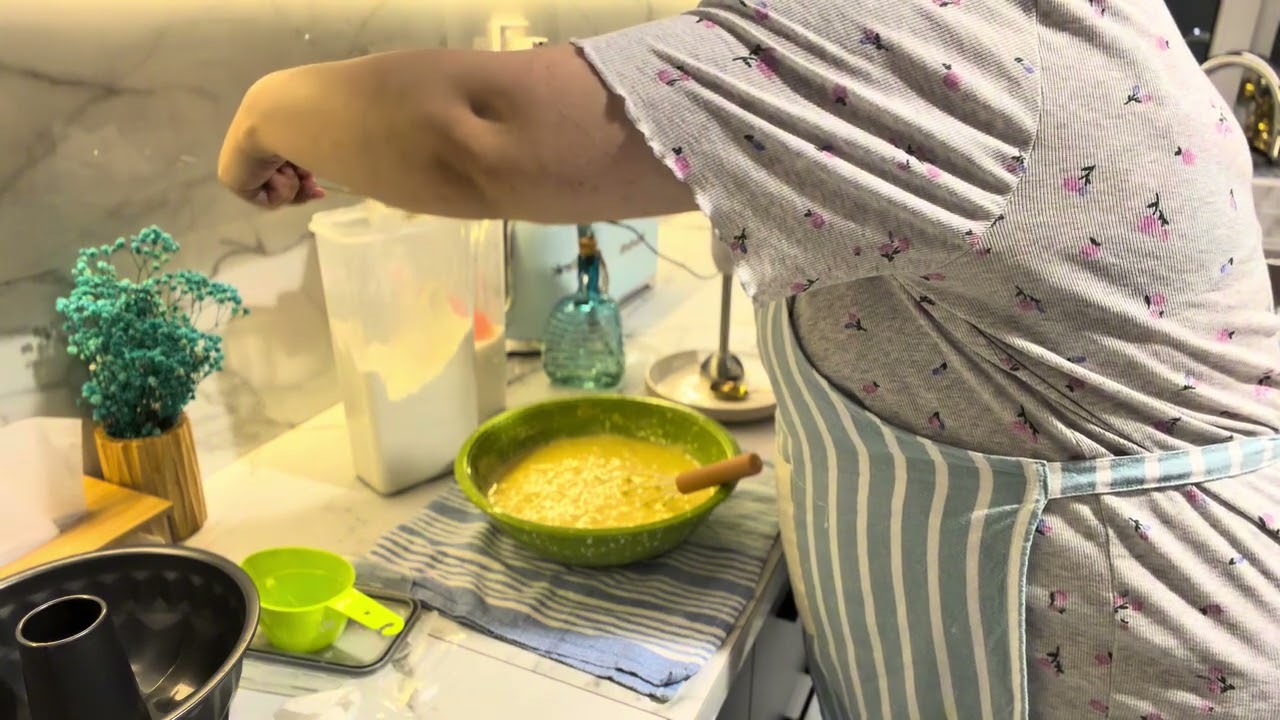 روتين ديال نهاري 🧡 مع تحضير كيكة بالبرتقال سهلة ولذيذة