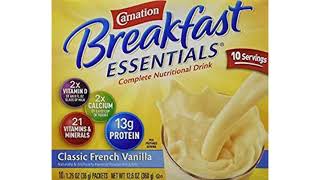 Best Seller Review - Must Observe!! Carnation Breakfast Essentials Powder Drink Mix, Classic Fren..
