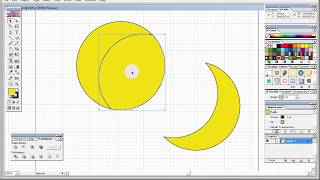 how to make a Adobe Illustrator edit a night moon (part 1)