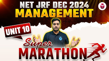 UGC NET Management Marathon 2024 | Unit 10 Entrepreneurship Development Complete Revision