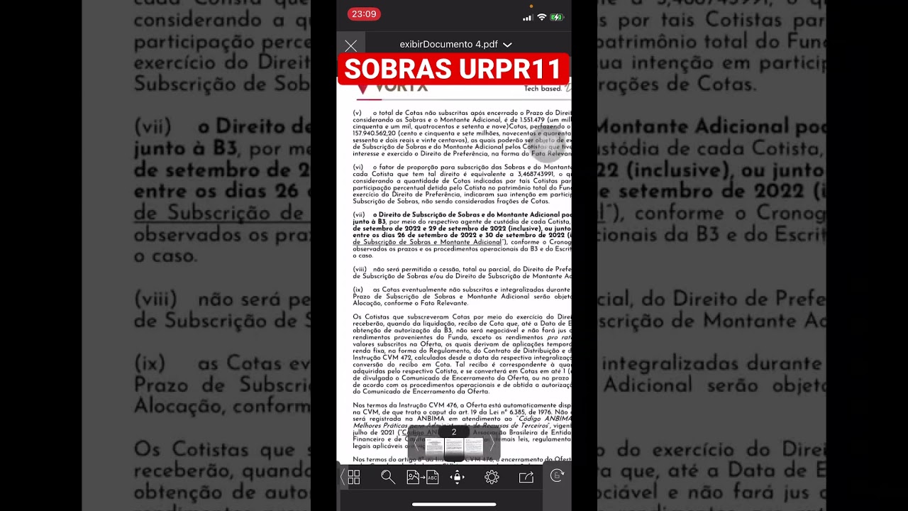 Sobras URPR11