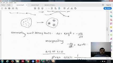 SoT 3rd Year B.Tech Chemical - CRE-2 - Deactivation Part 01