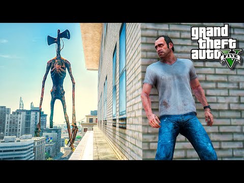 ПРЯТКИ ОТ СИРЕНОГОЛОВОГО МОНСТРА В ГТА 5! SIREN HEAD SCP ОБЗОР МОДА GTA 5! ГТА 5 МОДЫ MODS ИГРЫ