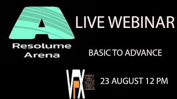 RESOLUME ARENA LIVE WEBINAR