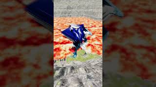 Cars vs Giant Lava Pit – BeamNG.drive