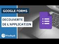 Google forms  dcouverte de lapplication