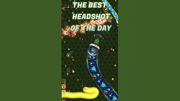 WORMATE.IO - The Headshot Of The Day #wormate #wormateio #iogames #snakegames #io #shorts
