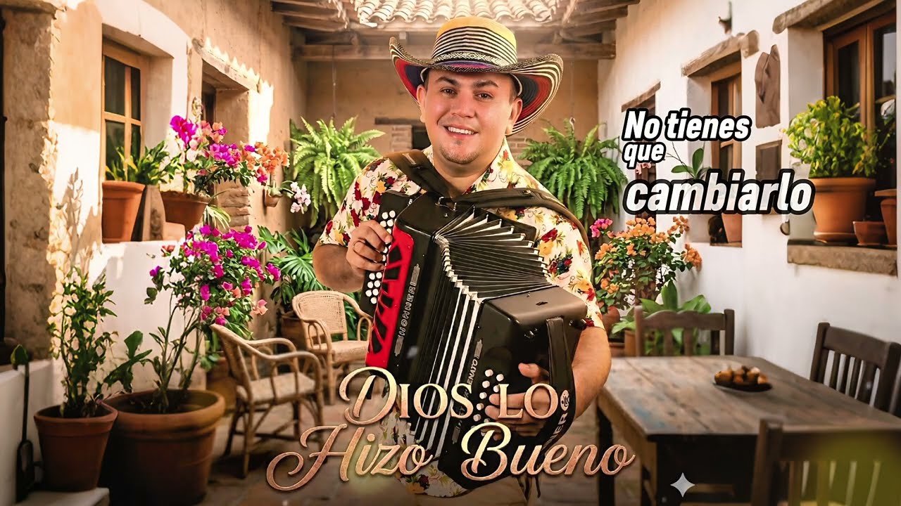 ✅ DIOS LO HIZO BUENO ❤️ VALLENATO CRISTIANO  ❤️🙌