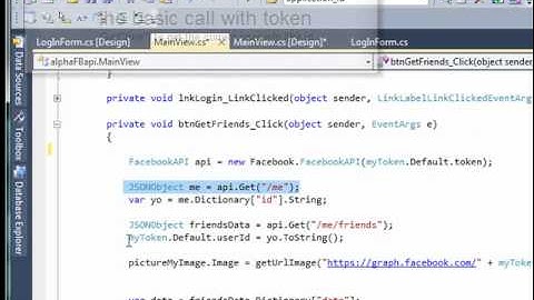 Facebook Alpha API SDK C#